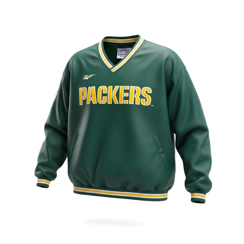 Reebok Vintage 90s Green Bay Packers Reebok NFL Pro Line Size US XXL / EU 58 / 5 - 3 Thumbnail