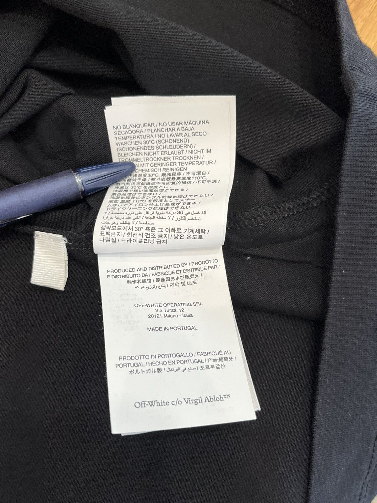 Off-White Off-White Scan Logo Tee Size US XL / EU 56 / 4 - 9 Thumbnail