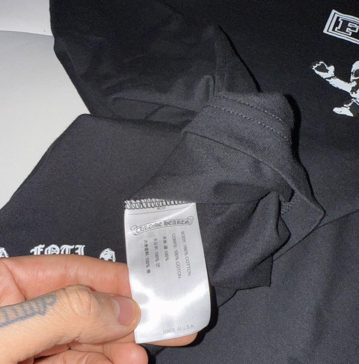 Chrome Hearts Chrome hearts foti logo t shirt Size US L / EU 52-54 / 3 - 3 Thumbnail