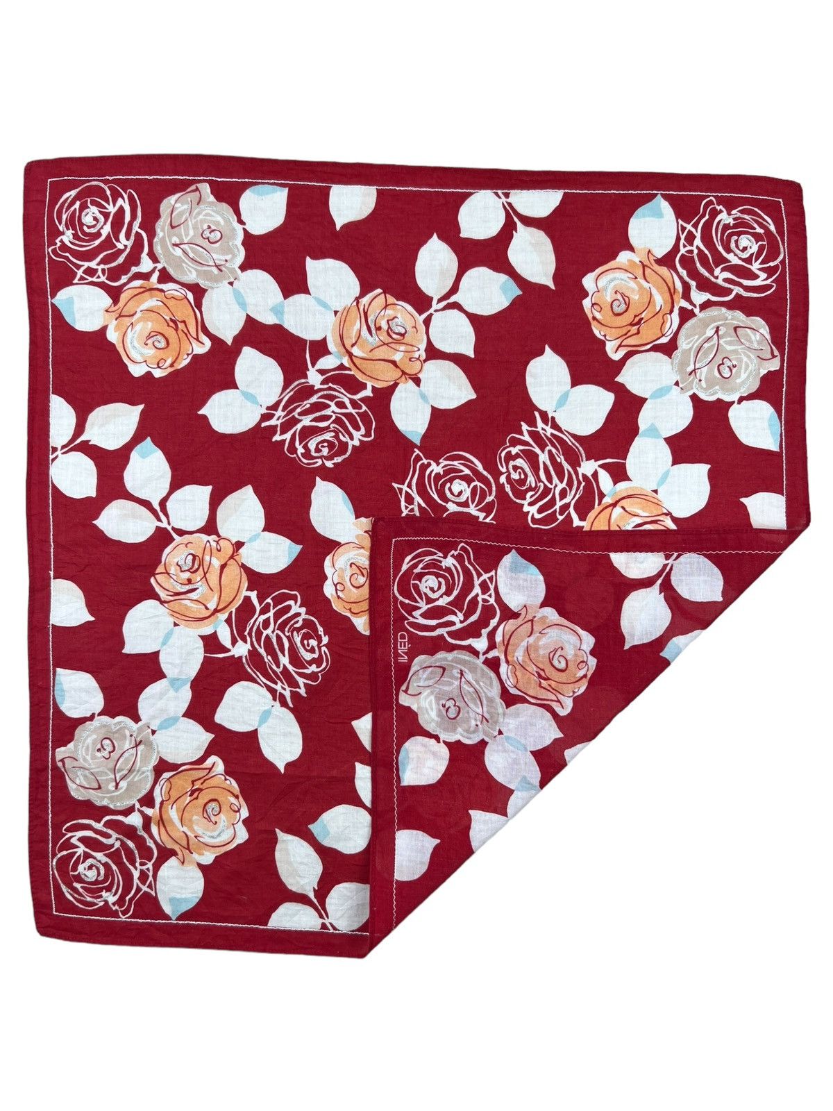 Yohji Yamamoto Ined Handkerchief Neckerchief Bandana Pocketsquare Size ONE SIZE - 4 Thumbnail
