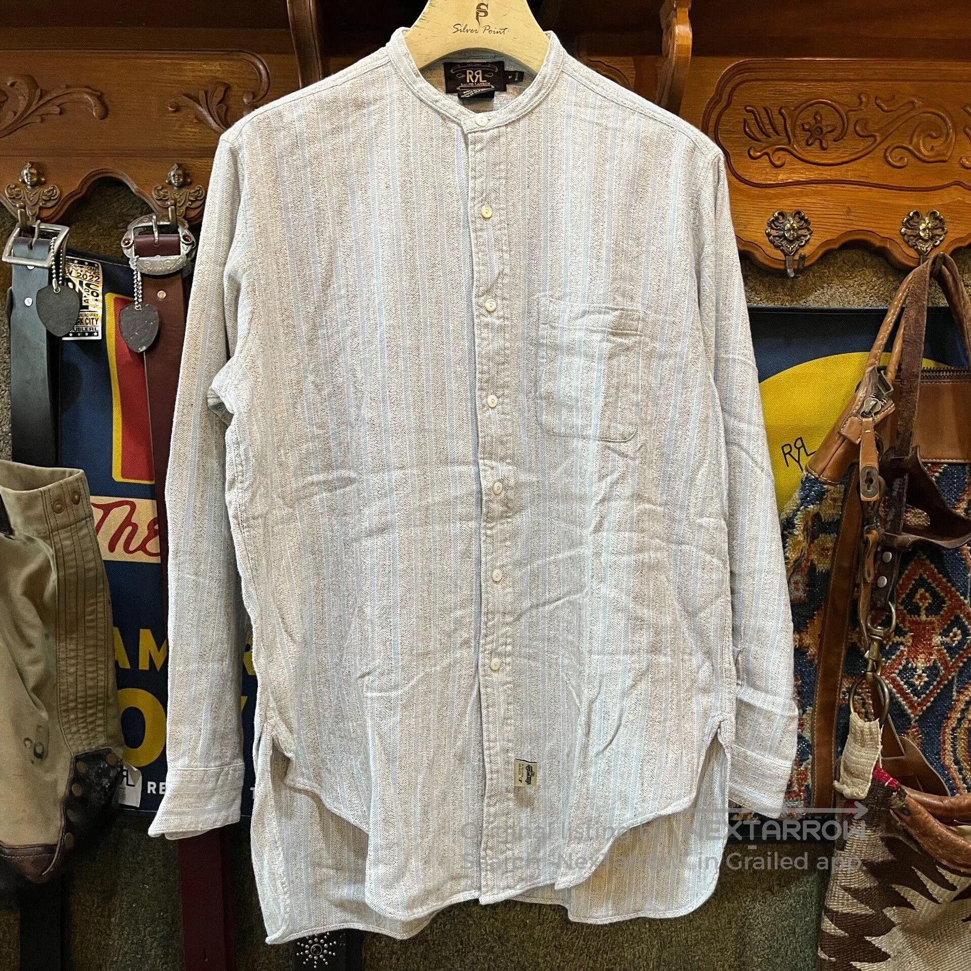RRL Ralph Lauren RRL Vintage Striped Shirt. Size US M / EU 48-50 / 2 - 1 Thumbnail