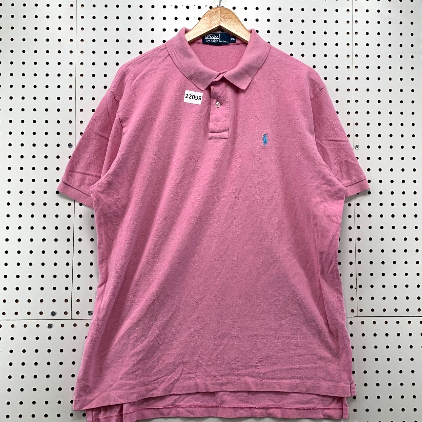 Polo Ralph Lauren Polo Ralph Lauren Polo Shirt Pink Blue Pony Short Sleeve Men Mens XL Size US XL / EU 56 / 4 - 5 Thumbnail