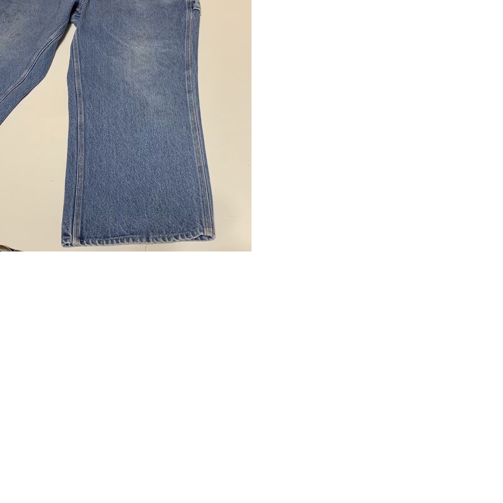 Vintage VINTAGE Big Mac Men's Carpenter Jeans 38x25 Denim Blue Workwear Distressed? No, Stained? No, 5-Pocket Design, Belt Loops Mens Jeans Size US 38 / EU 54 - 9 Thumbnail