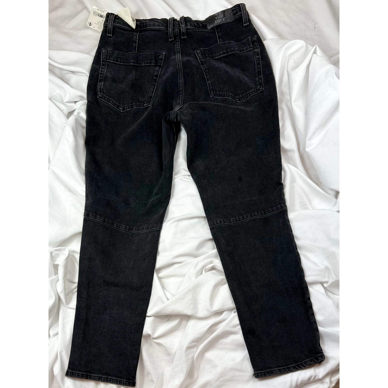 Free People Free People Beacon Mid Rise Slim Crop Jeans Black Quartz 30 Size 30" / US 8 / IT 44 - 17 Thumbnail