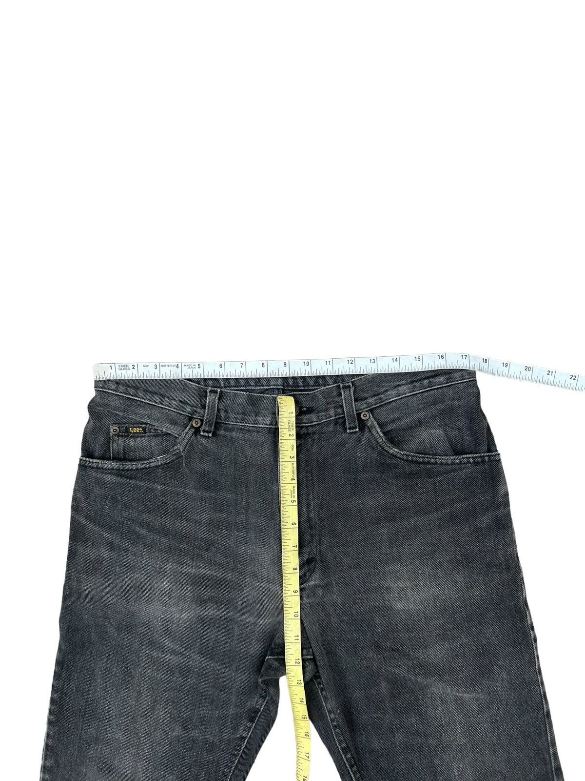 Lee Vintage 80s Lee Usa Faded Black Denim Distressed Jeans Size US 34 / EU 50 - 3 Thumbnail