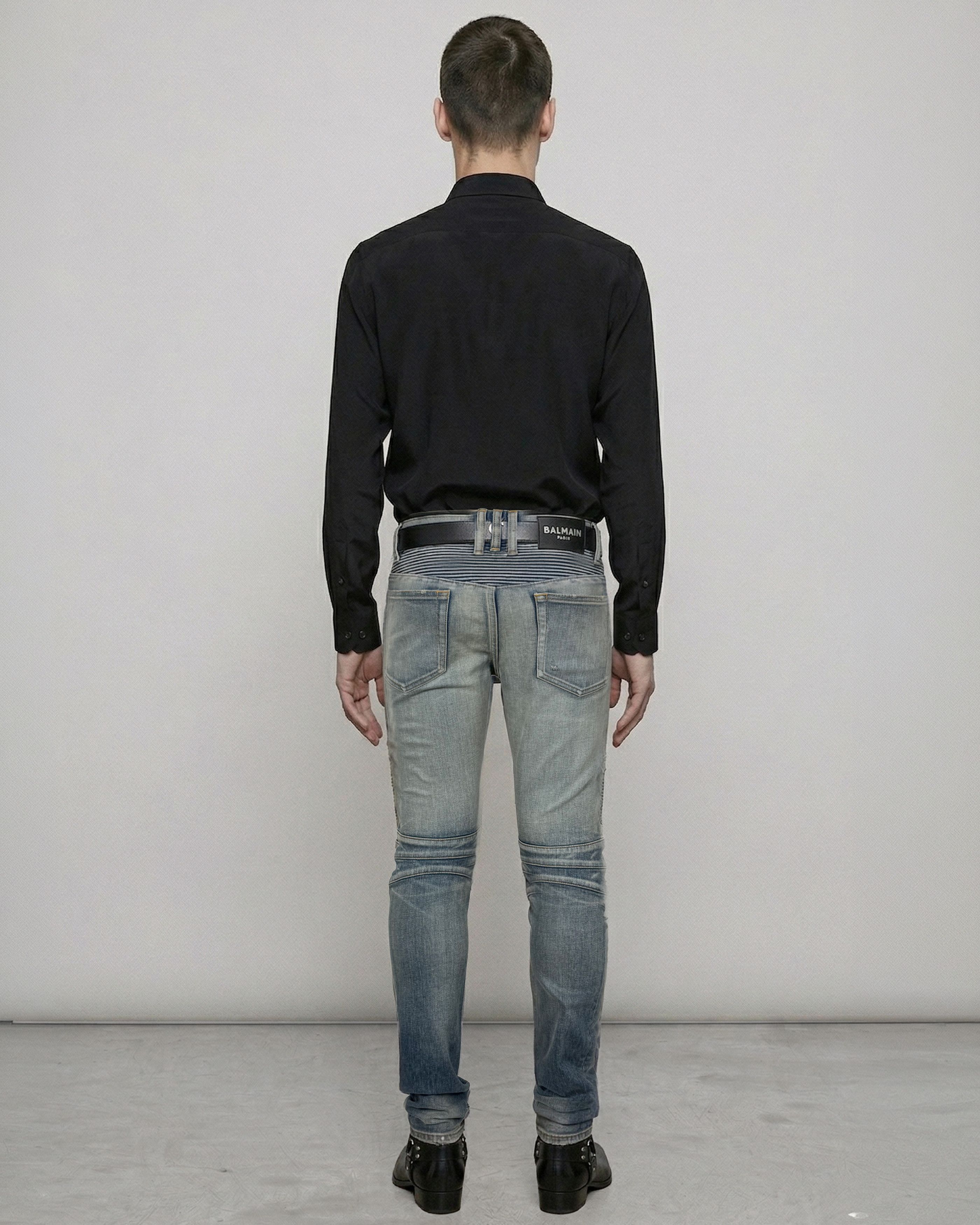 Balmain Iconic Denim By Balmain Size US 29 - 15 Thumbnail