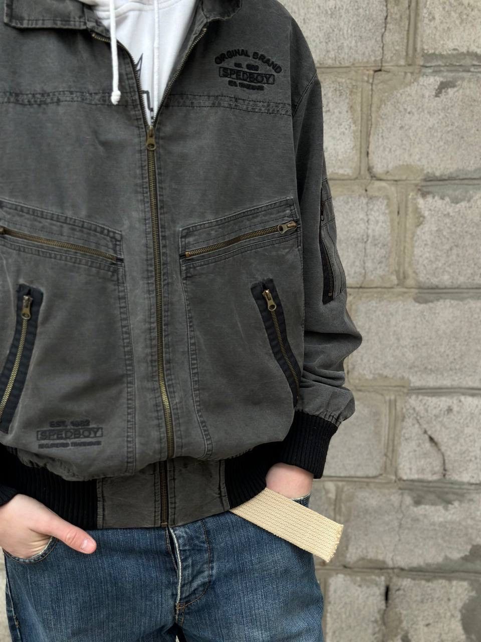Y/Project VTG Mans Speedo boy Light Jacket Bomber Size XXL Y2K Hype Size US XXL / EU 58 / 5 - 5 Thumbnail