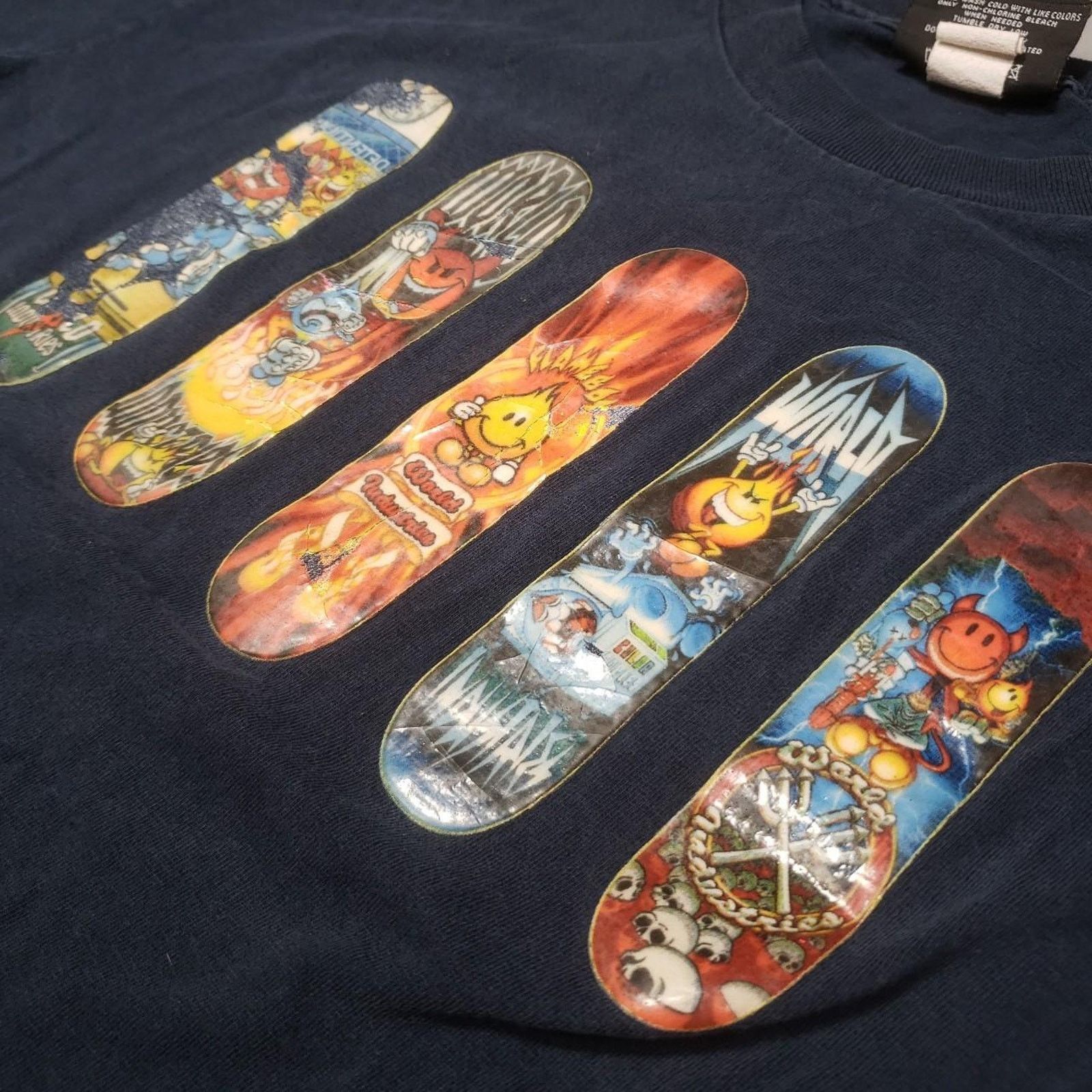 Vintage Vintage Y2K World Industries Skateboard T Shirt Youth XL Size US S / EU 44-46 / 1 - 2 Thumbnail