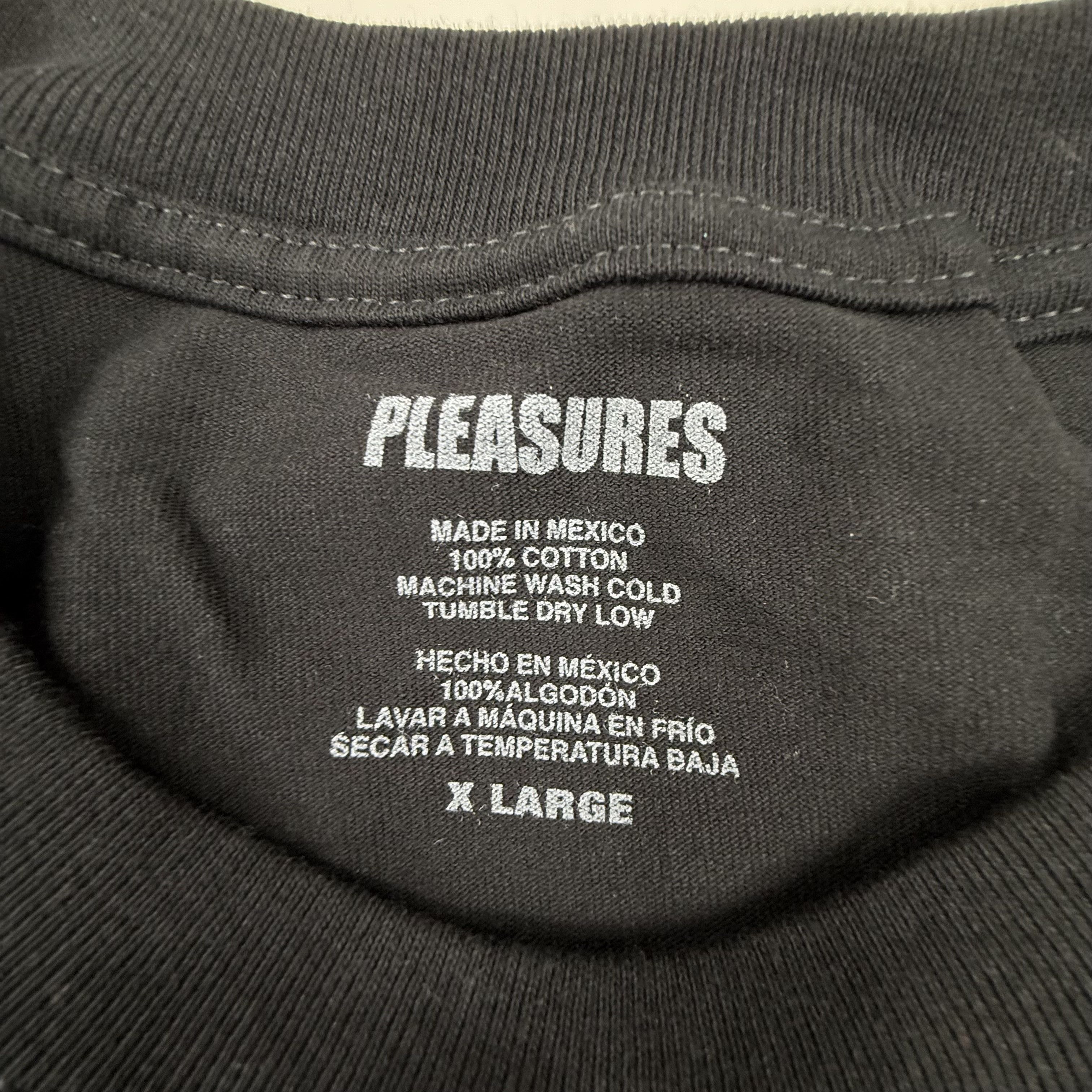 Pleasures Pleasures Migraine Death Toll Graphic T-Shirt Black XL Size US XL / EU 56 / 4 - 5 Thumbnail