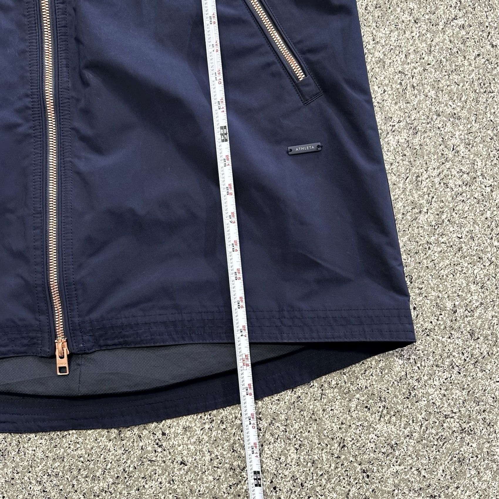 Athleta Athleta Jacket Womens XS Navy Water Resistant Hooded Full Zip Travel Casual Winter, Spring, Fall Mens Womens Size XS / US 0-2 / IT 36-38 - 7 Thumbnail