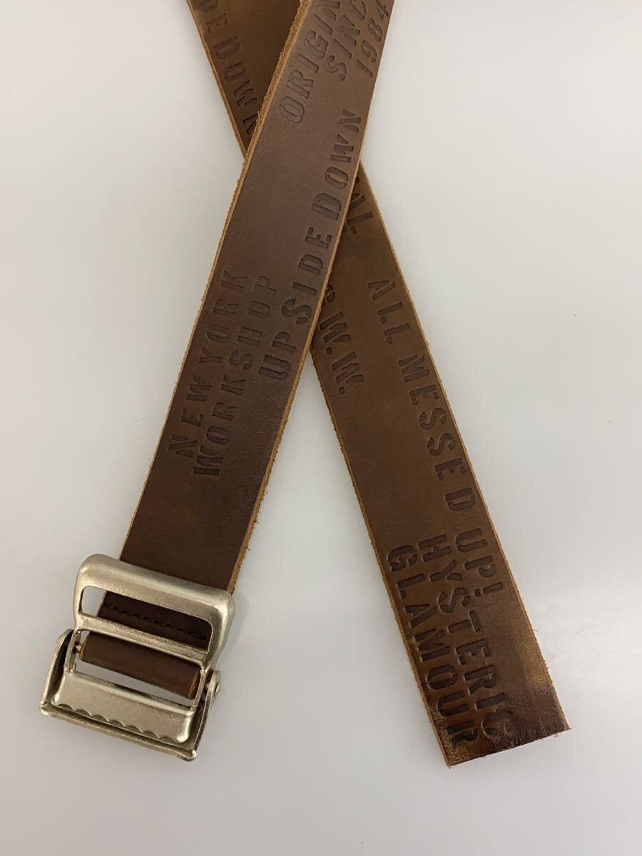 Hysteric Glamour Engraved Logo Leather Belt Size ONE SIZE - 4 Thumbnail
