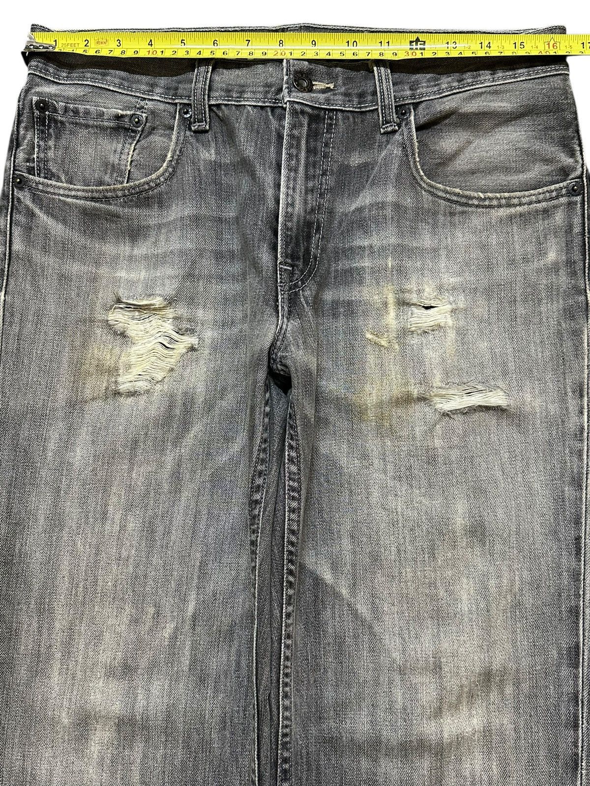 Levi's Vintage 90s Levis 502 Faded Wash Distress Style Loose Jeans Size US 32 / EU 48 - 12 Thumbnail