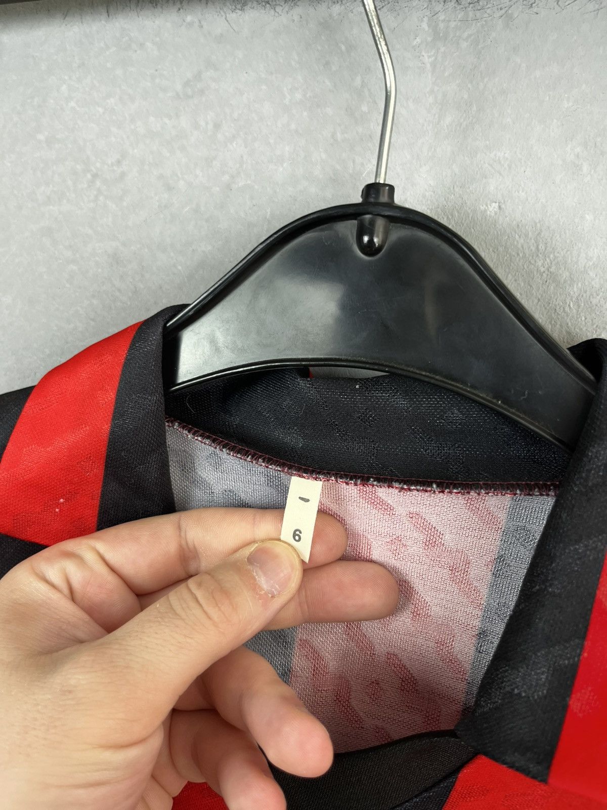 Vintage AC Milan Jersey vintage 90s football Soccer retro replica Size US XL / EU 56 / 4 - 2 Thumbnail