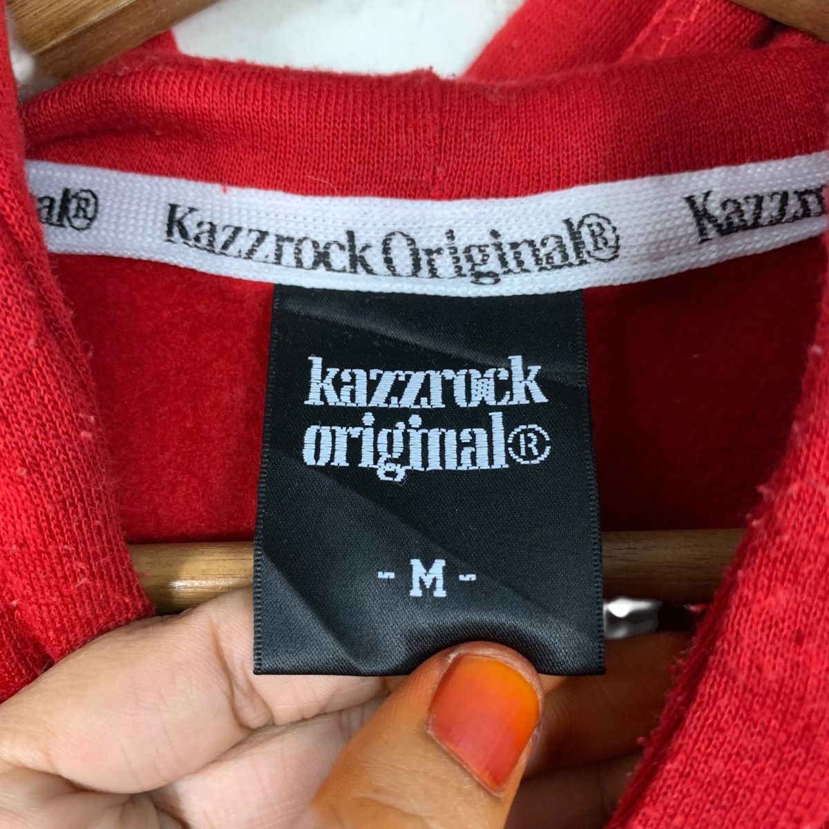 Japanese Brand KAZZROCK ORIGINAL Graphic Print Pullover Hoodies #3592-C164 Size US M / EU 48-50 / 2 - 16 Thumbnail