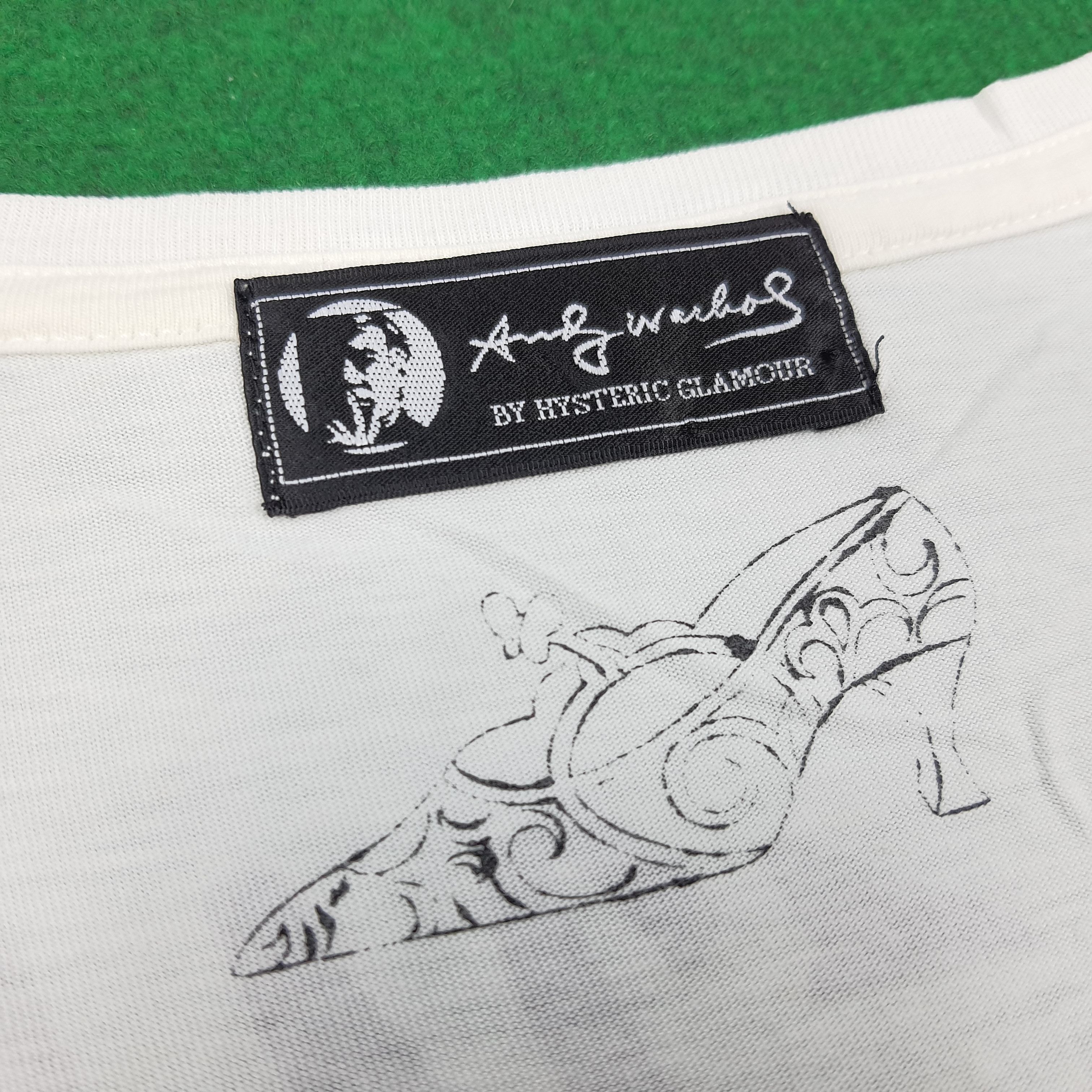 Andy Warhol × Hysteric Glamour × Vintage Vintage Andy Warhol by Hysteric Glamour Skull Tshirt Size S / US 4 / IT 40 - 6 Thumbnail