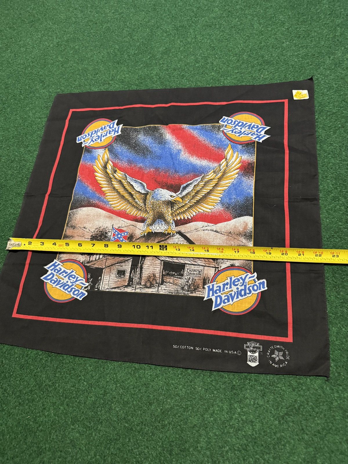 Harley Davidson × Vintage Vintage 90s Harley Davidson Retro Biker Motorcycle Bandana Size ONE SIZE - 6 Thumbnail