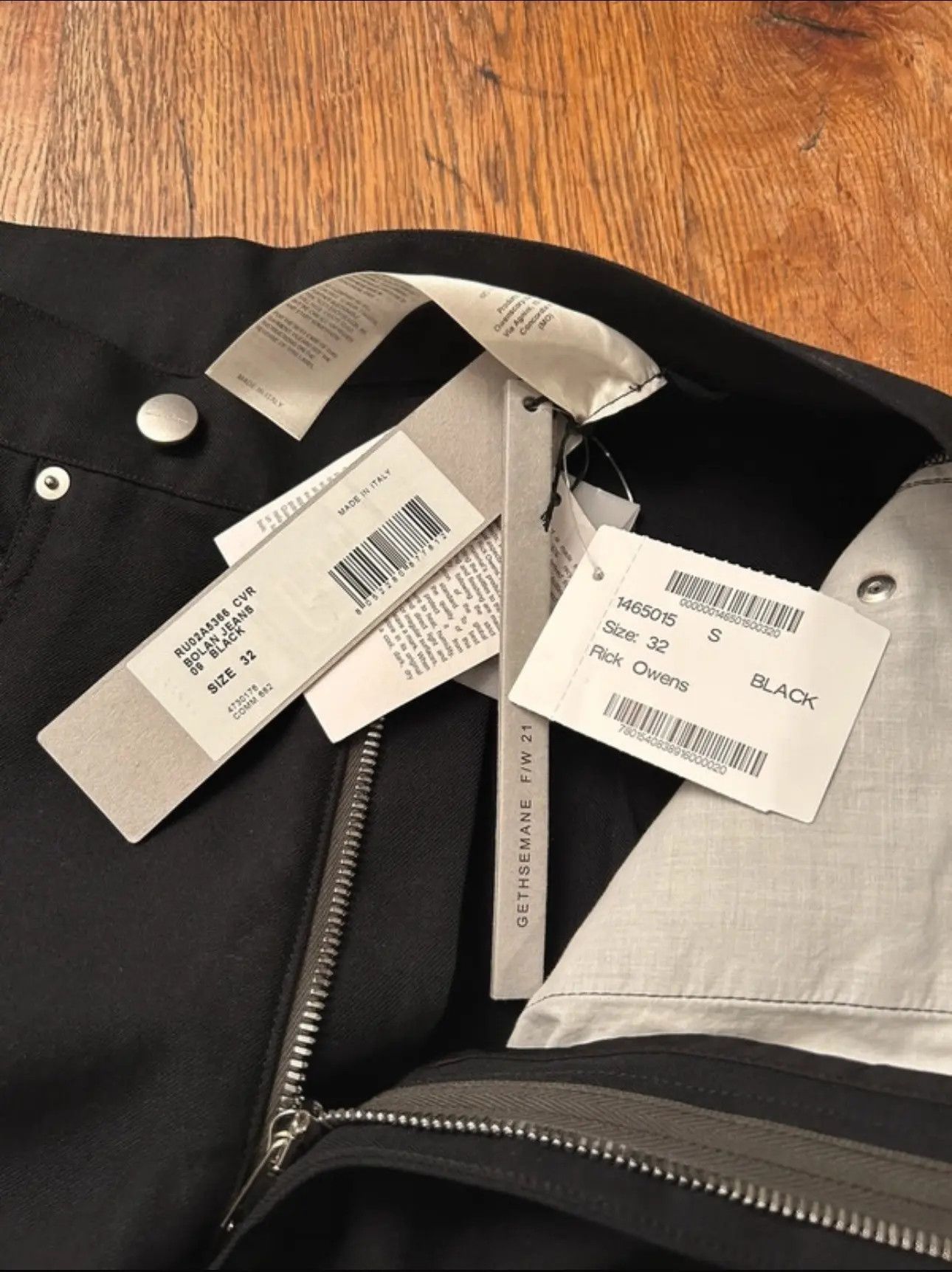 Rick Owens Rick Owens Bolan Jeans (size 32 fits smaller) Size US 32 / EU 48 - 4 Thumbnail