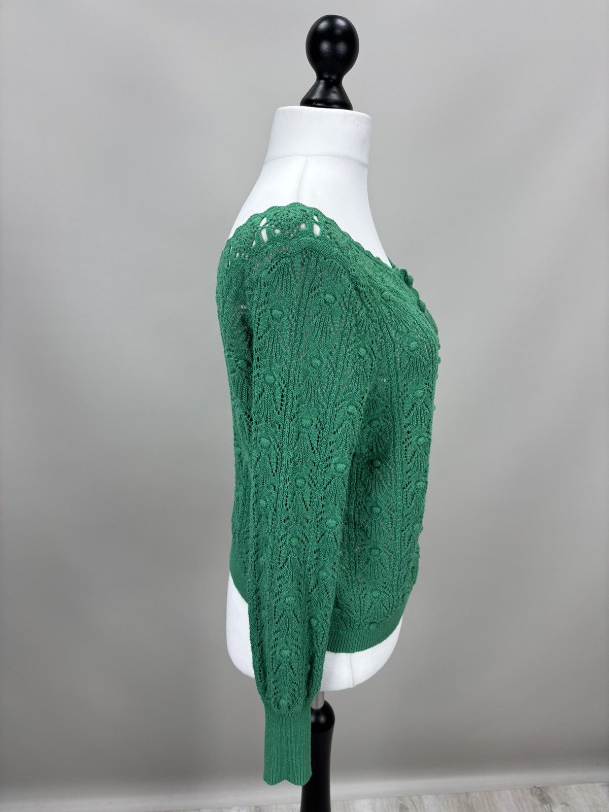 Sezane Womens sweater Sezane Size S Color Green Size S / US 4 / IT 40 - 4 Thumbnail