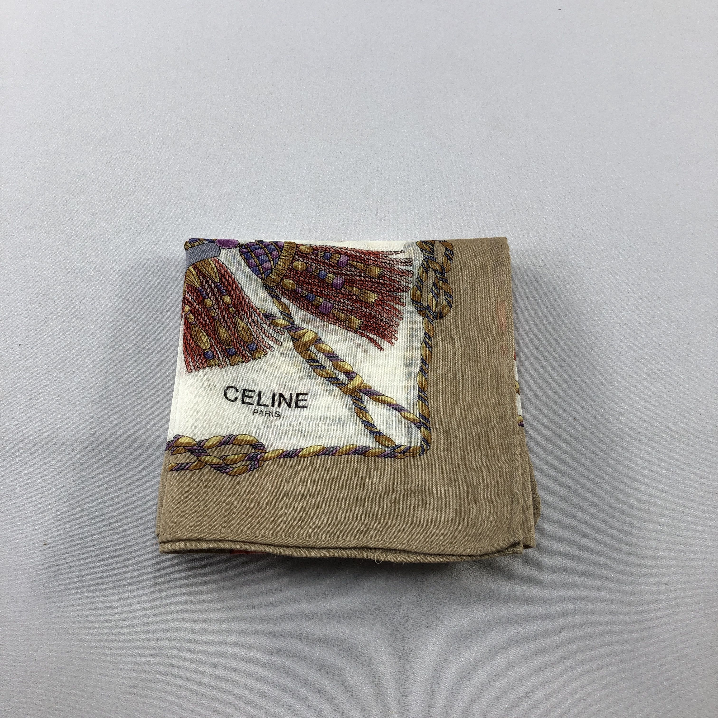 Celine Celine Handkerchief Neckerchief Bandana H3068 Size ONE SIZE - 7 Thumbnail