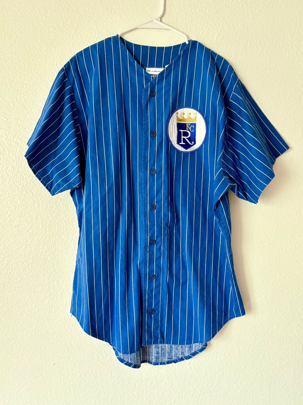 Chalk Line VTG 1980s Chalk Line Kansas City Royals Blue Pinstripe xl Size US XL / EU 56 / 4 - 13 Thumbnail