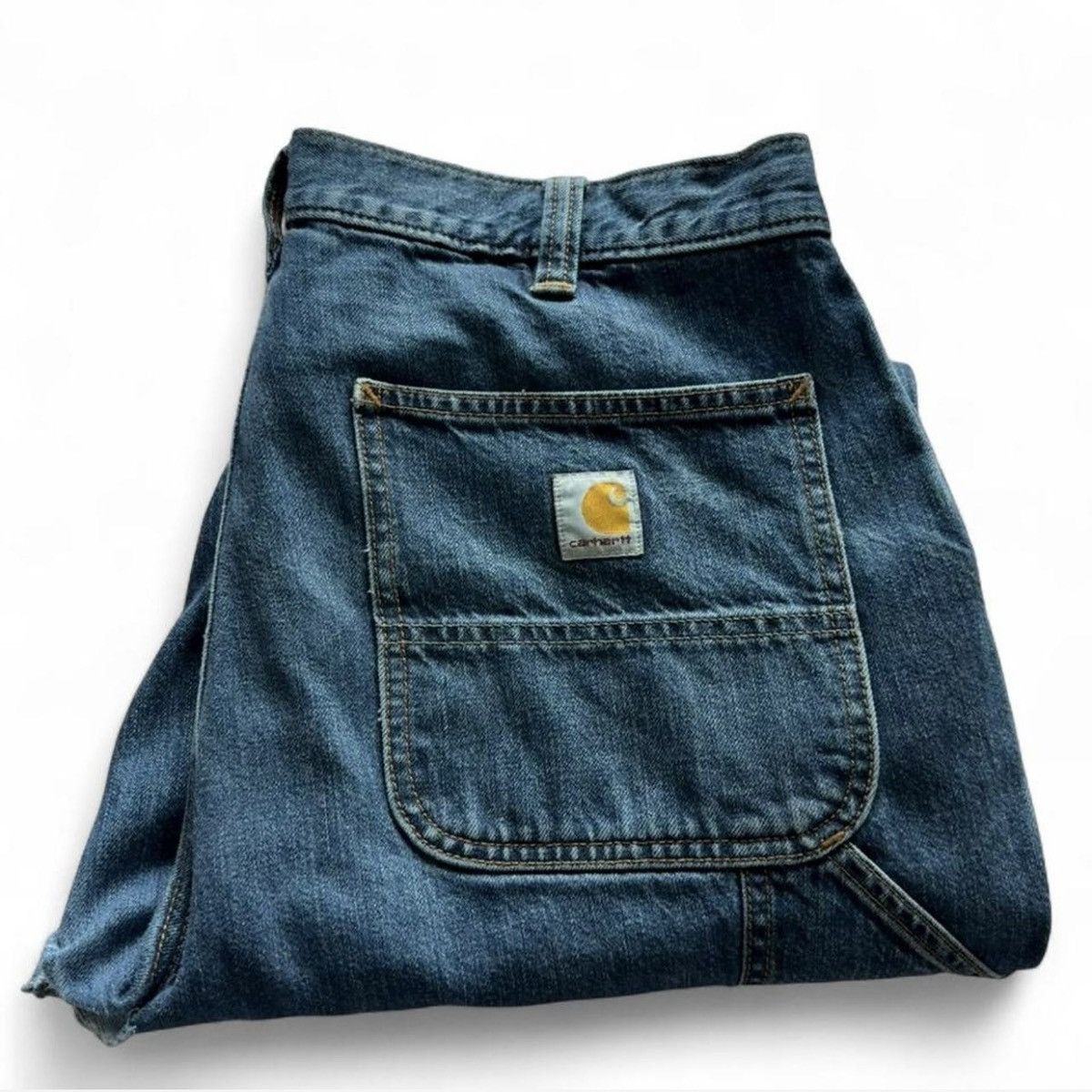 Carhartt Carhartt 34 x 34 Blue Denim Pants Size US 34 / EU 50 - 1 Thumbnail