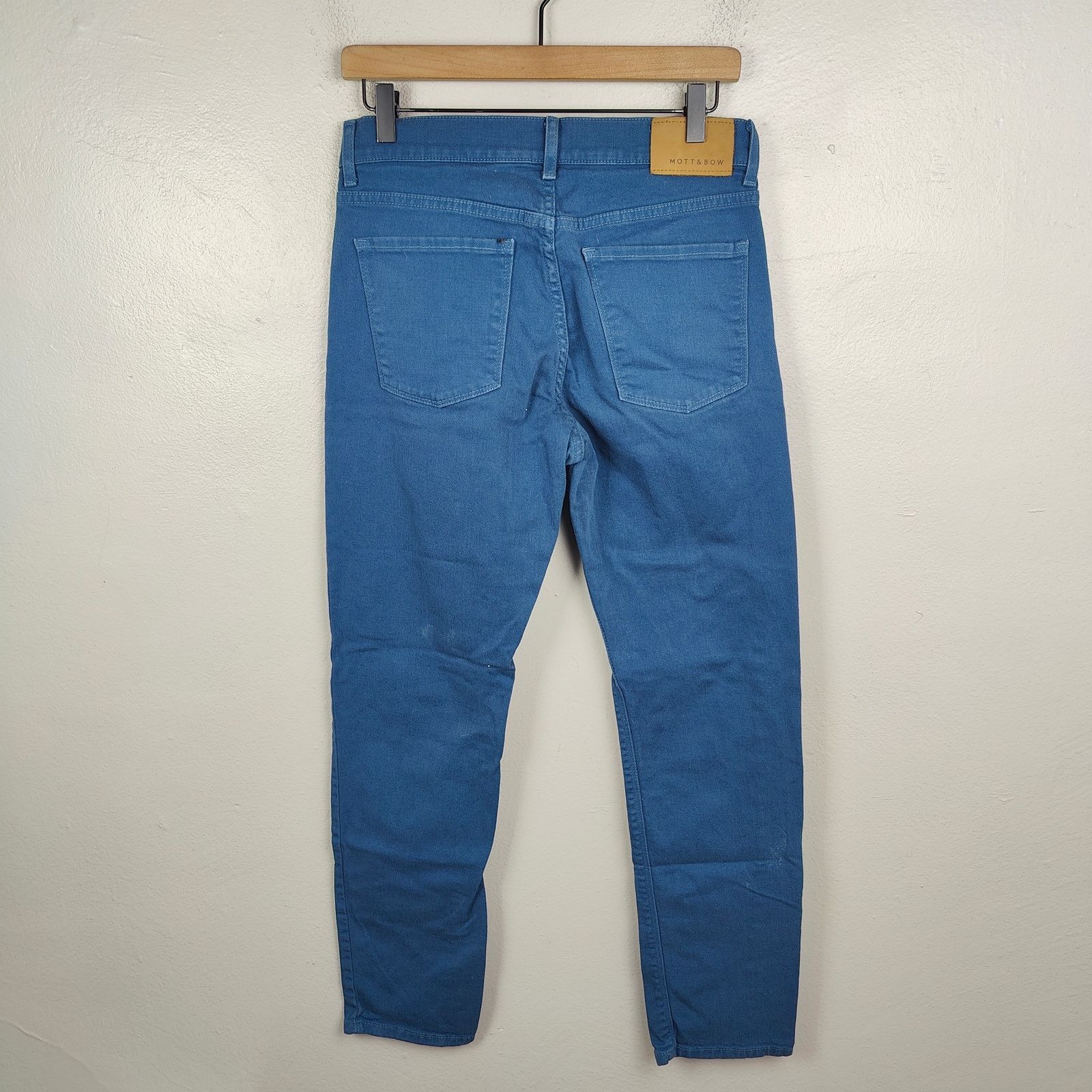 Mott & Bow Mott & Bow Slim Jeans Mens 30x30 Blue Chinos Preppy Size US 30 / EU 46 - 5 Thumbnail