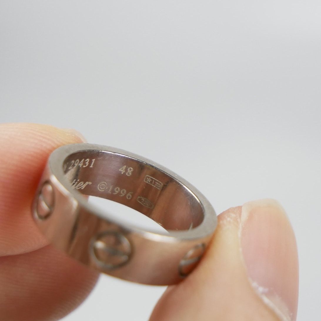 Cartier Cartier Love Ring 18K White Gold Size ONE SIZE - 2 Thumbnail