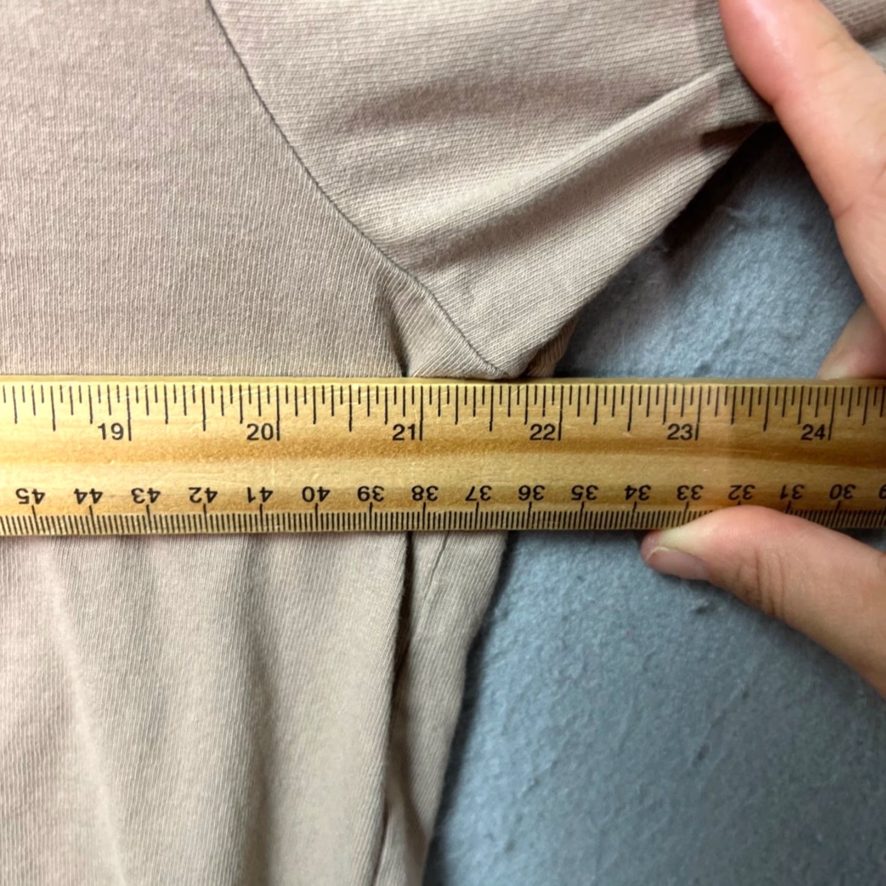 Everlane Everlane Mens Size Medium Crop Beige Crewneck Short Sleeve T-Shirt 100% Cotton Size US M / EU 48-50 / 2 - 5 Thumbnail