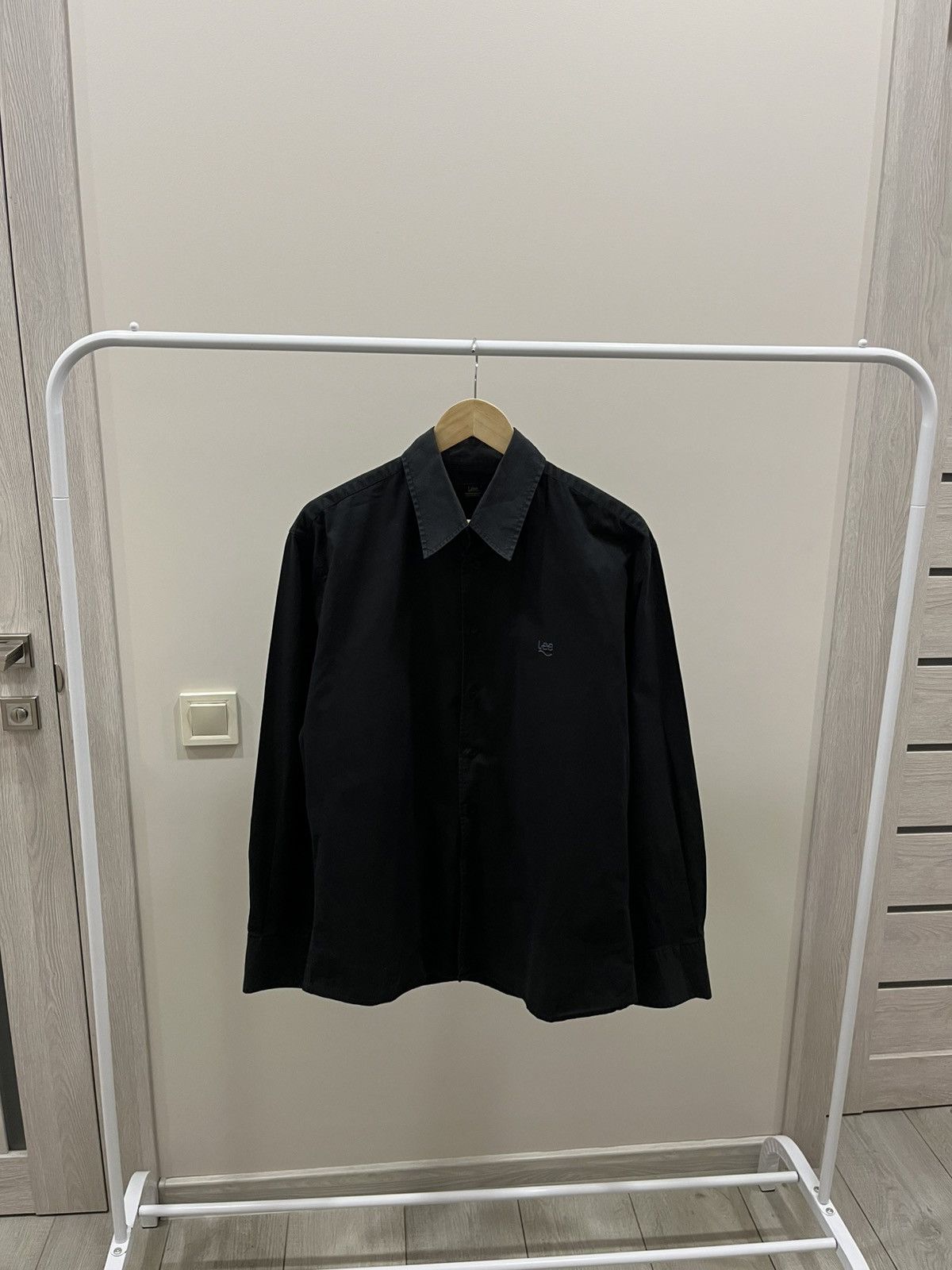 Lee Lee Shirt Vintage 90s size L Black Y2K Made in USA Size US L / EU 52-54 / 3 - 1 Thumbnail