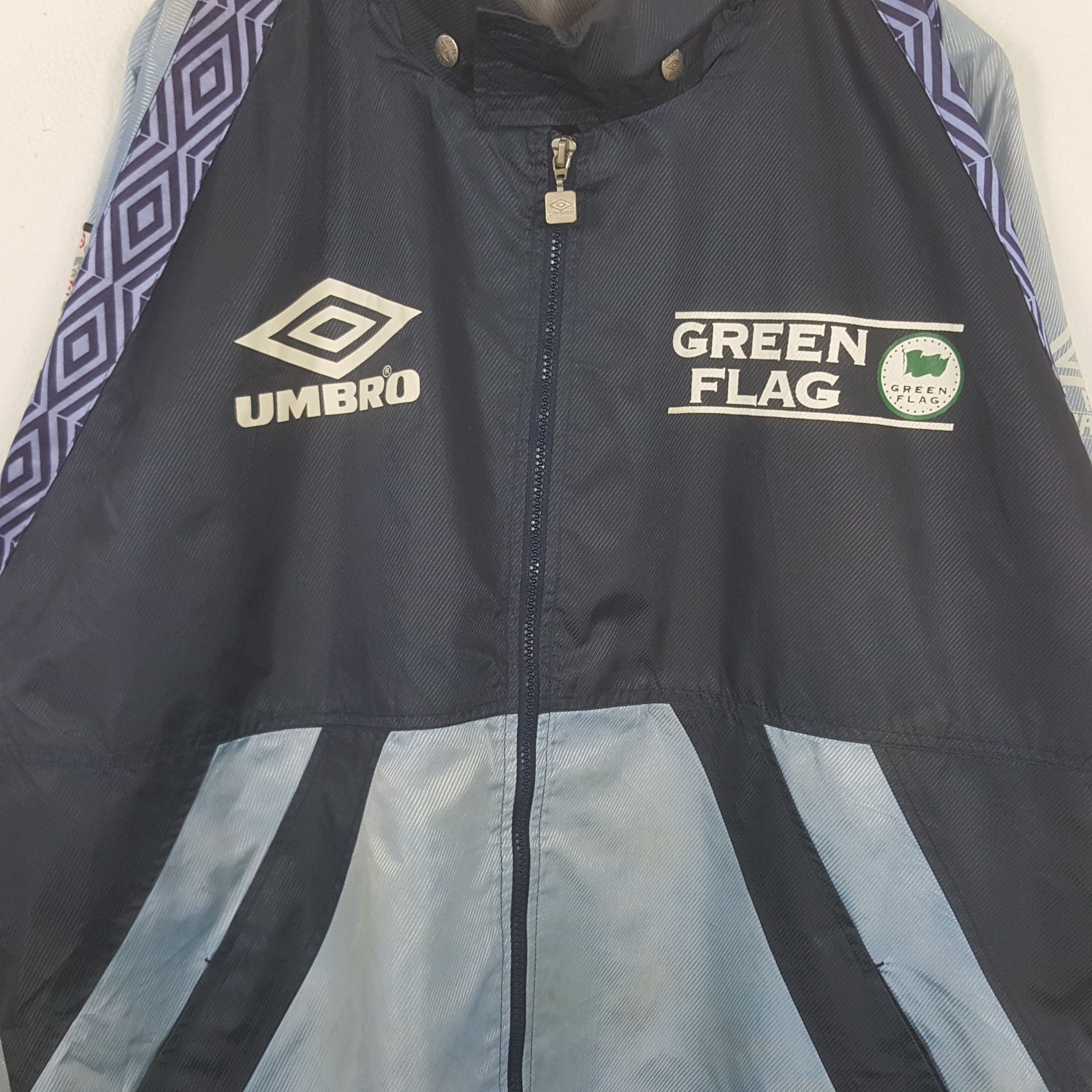 Umbro Vintage Umbro England FC Windbreaker Jacket RR6 Size US XXL / EU 58 / 5 - 4 Thumbnail