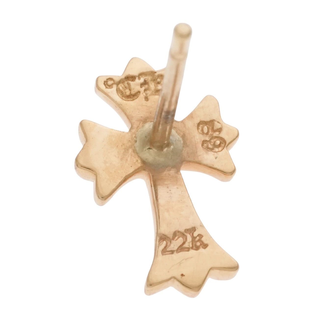 Chrome Hearts Chrome Hearts 22k Cross Stud Earring Size ONE SIZE - 4 Thumbnail