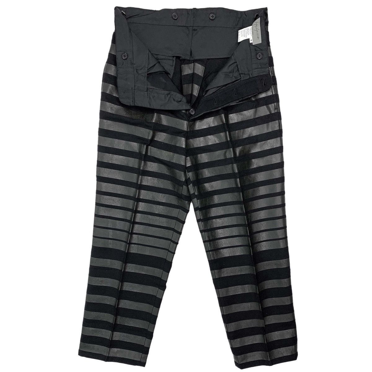 Yohji Yamamoto Yohji Yamamoto Pour Homme AW95 Striped Wool Prisoner Pants Size US 32 / EU 48 - 4 Thumbnail