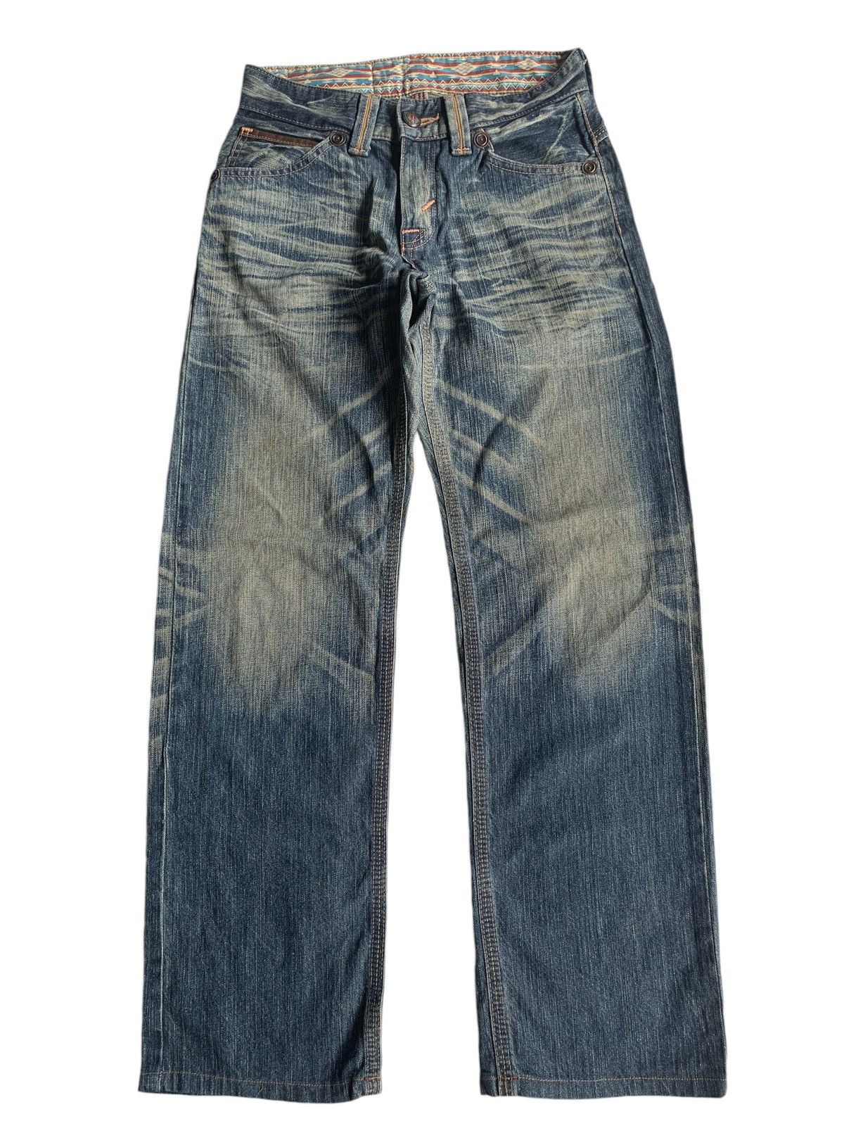 Edwin EDWIN XV MUDMAX HIPPIES STYLE FADED & RUSTY DISTRESSED DENIM Size US 28 / EU 44 - 3 Thumbnail