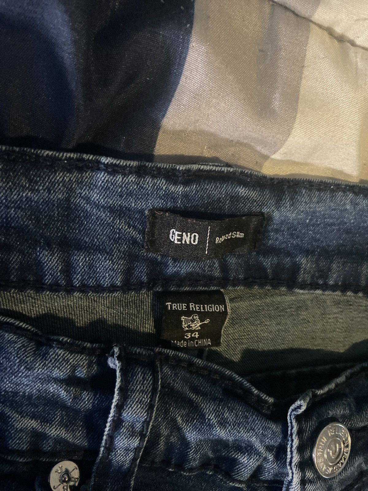 True Religion True Religion Geno Flap Jeans Size US 34 / EU 50 - 4 Thumbnail