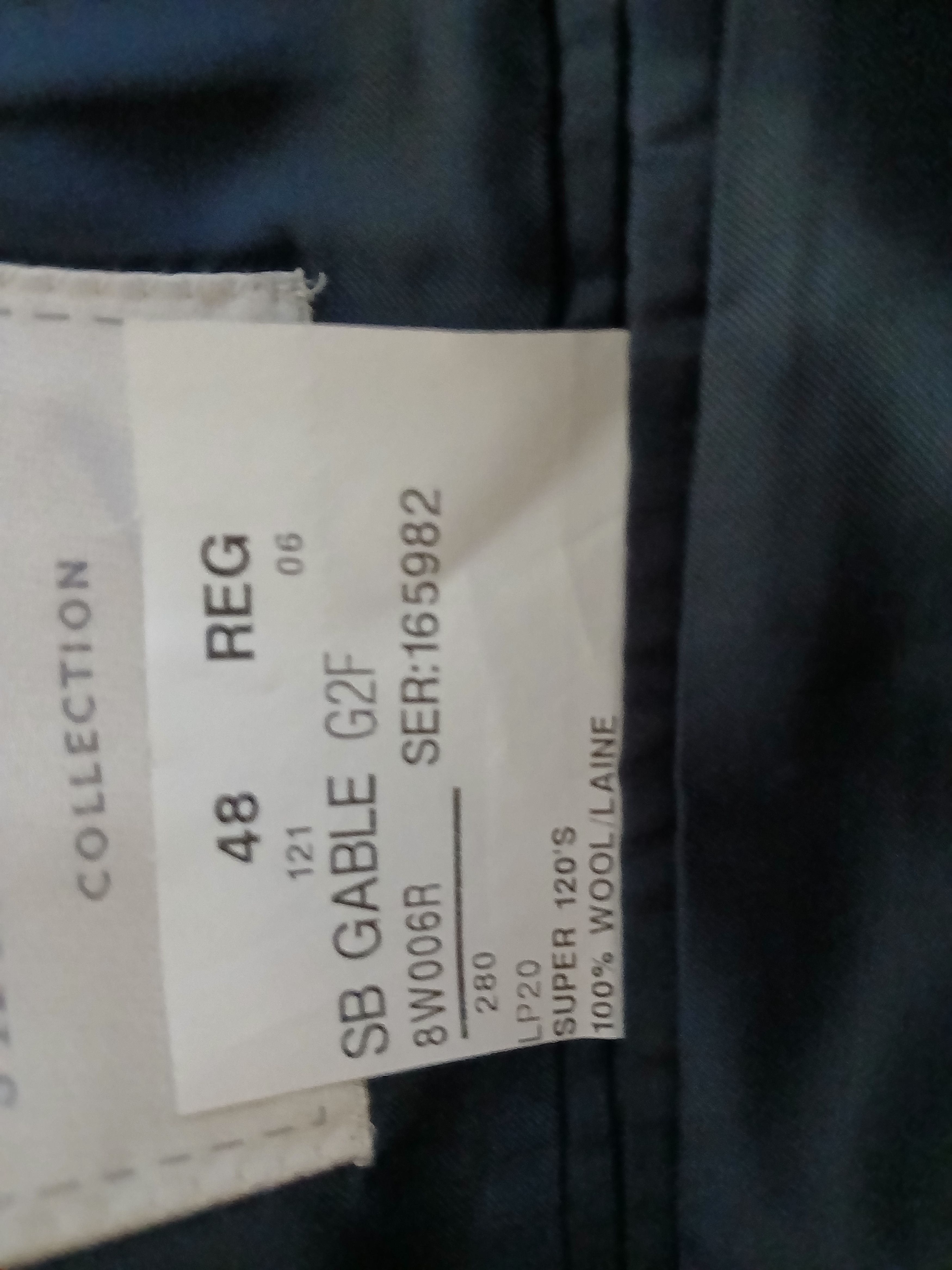 Samuelsohn Ing loro Piana Super 120s wool samuelsong Size 48R - 7 Thumbnail