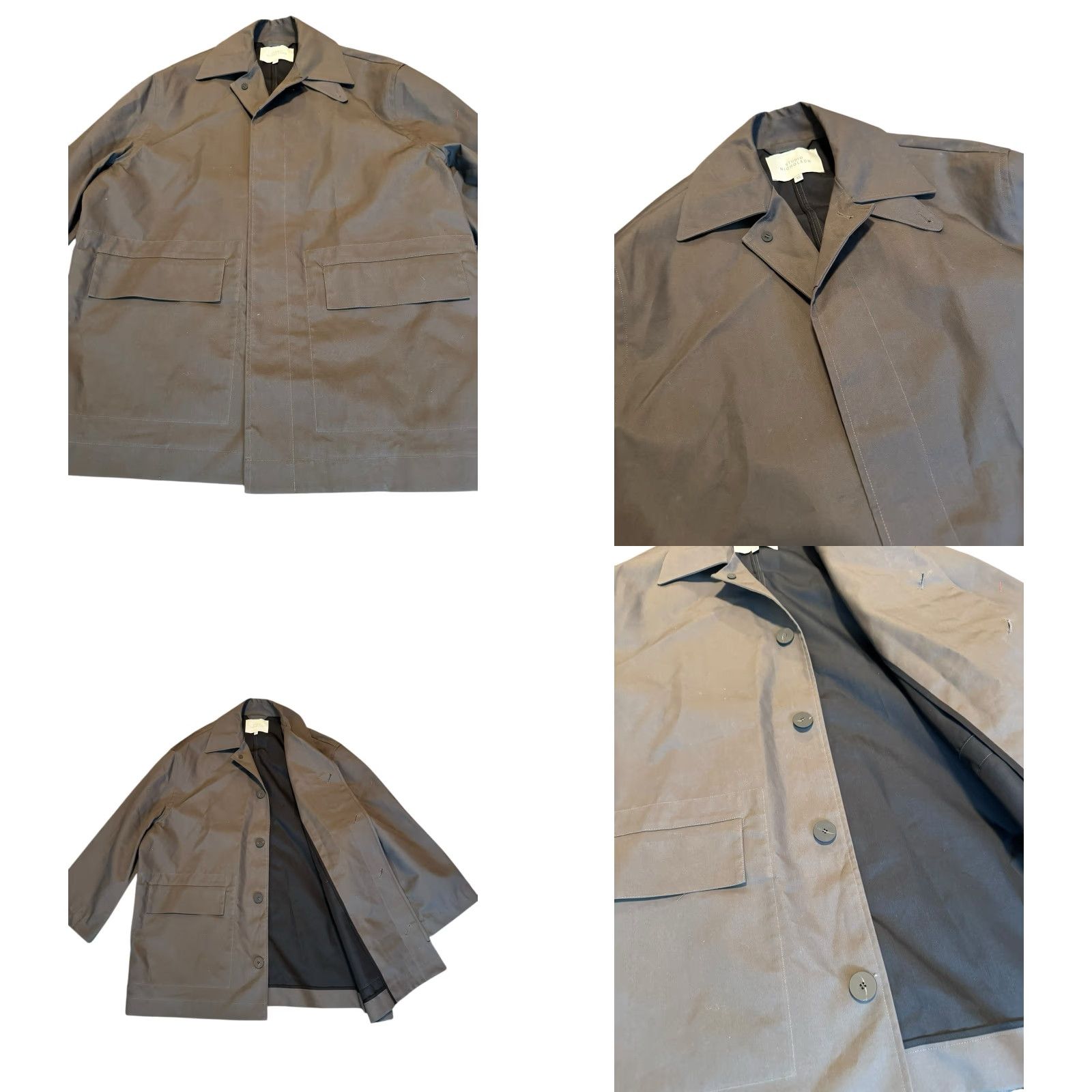 Studio Nicholson Studio Nicholson Measure Oversized Jacket Size XS Moss Black Size US XS / EU 42 / 0 - 8 Thumbnail