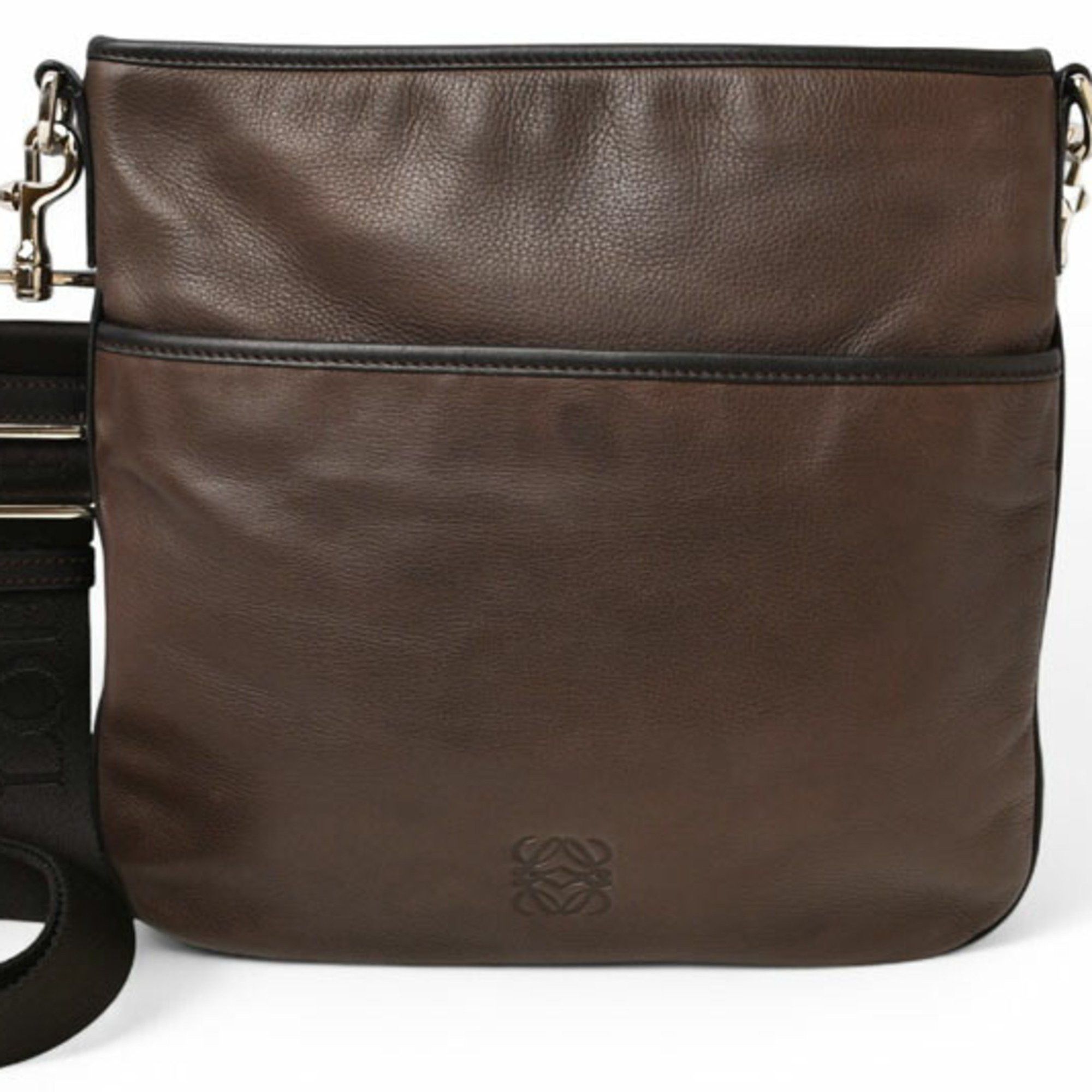 Loewe Loewe Anagram Shoulder Bag/Crossbody Bag in Dark Brown Size ONE SIZE - 1 Thumbnail