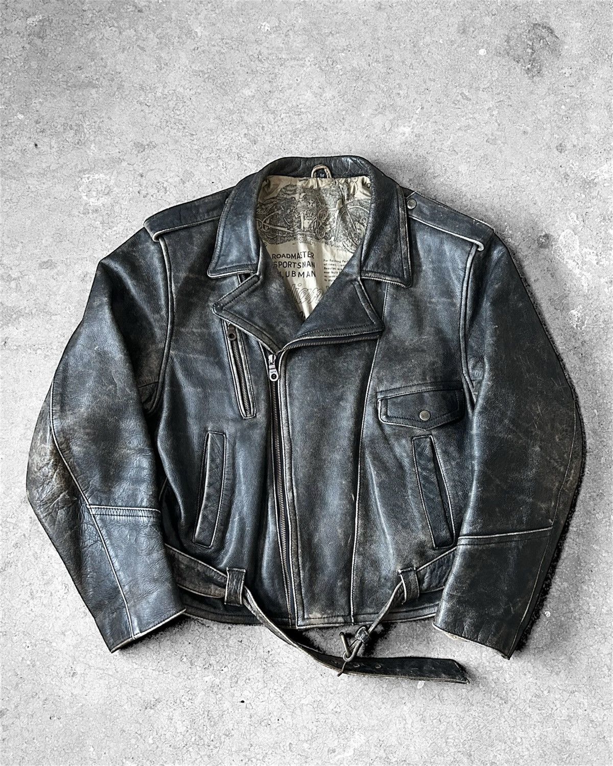 RARE VINTAGE 1940s-50s ROADMASTER INDIAN MOTORCYCLE Jacket