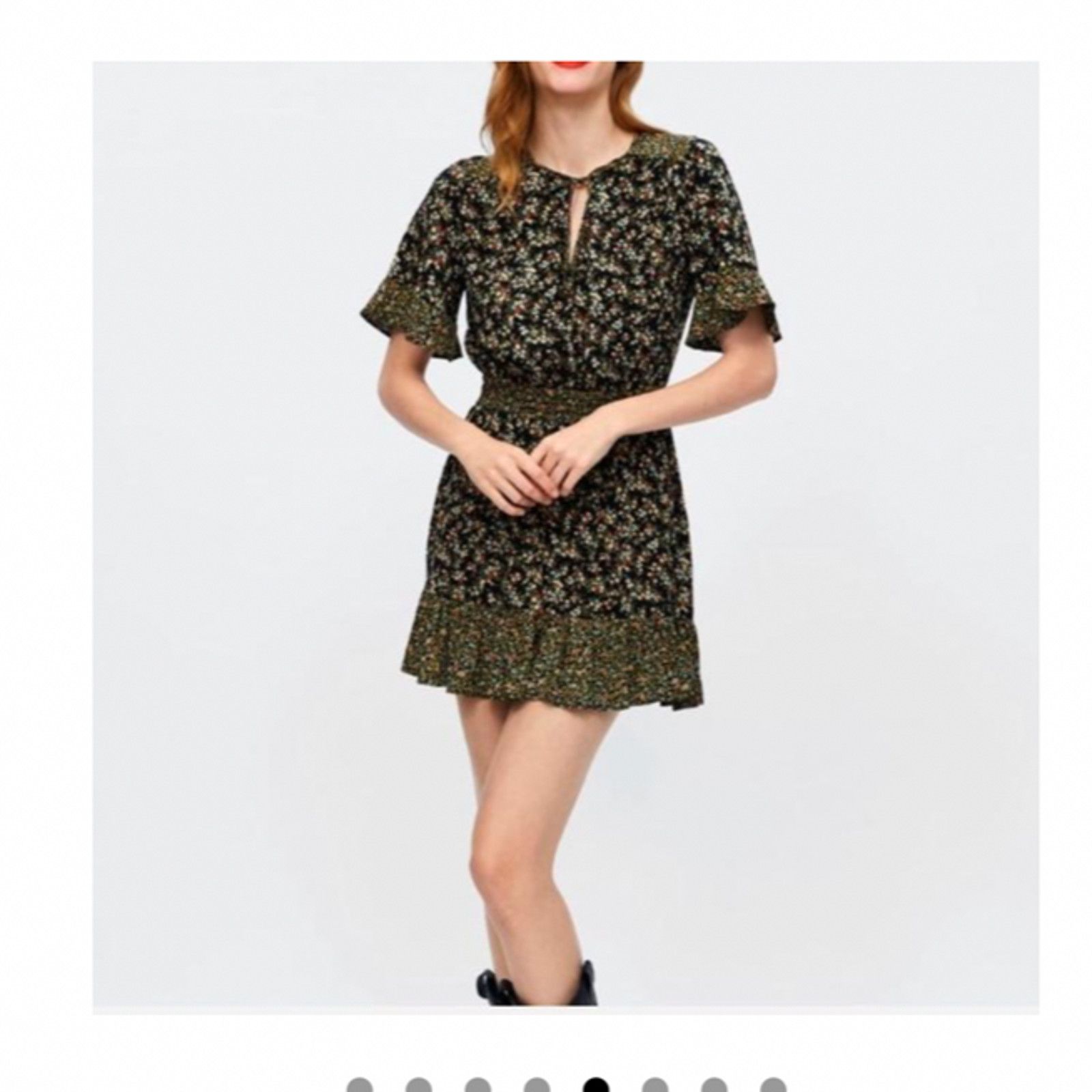 slim fit dress slacks GREEN DAISY HALTER DRESS – NO STOCK PARIS main image 1