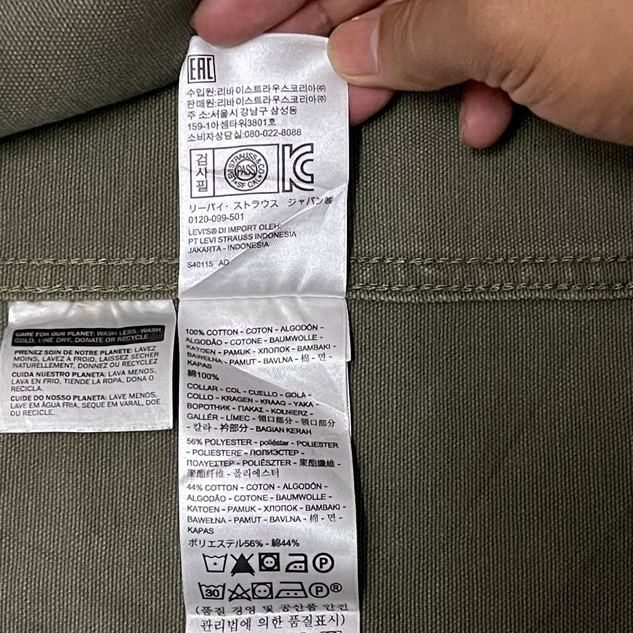 Levi's Vintage Levis Canvas Chore Jacket Gold Button Size US S / EU 44-46 / 1 - 11 Thumbnail