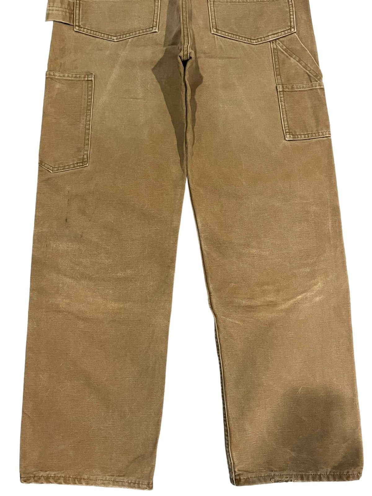The Real McCoy's Vintage 90s The Real McCoys Khaki Double Knee Workwear Pants Size US 30 / EU 46 - 6 Thumbnail