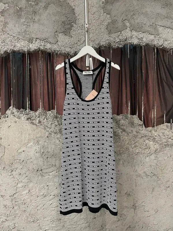 Miu Miu Multicolor Summer Sleeveless Dress .