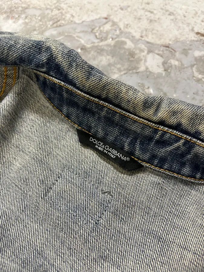 Dolce & Gabbana 2000s Dolce & Gabbana Raw Blue Denim Jacket Size US M / EU 48-50 / 2 - 12 Thumbnail