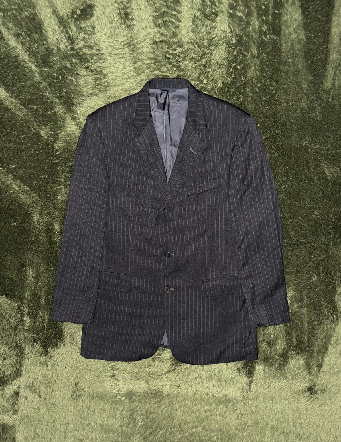 Brooks Brothers Brooks Brothers Made in USA Stripe Viscose Blazer Size US M / EU 48-50 / 2 - 1 Thumbnail