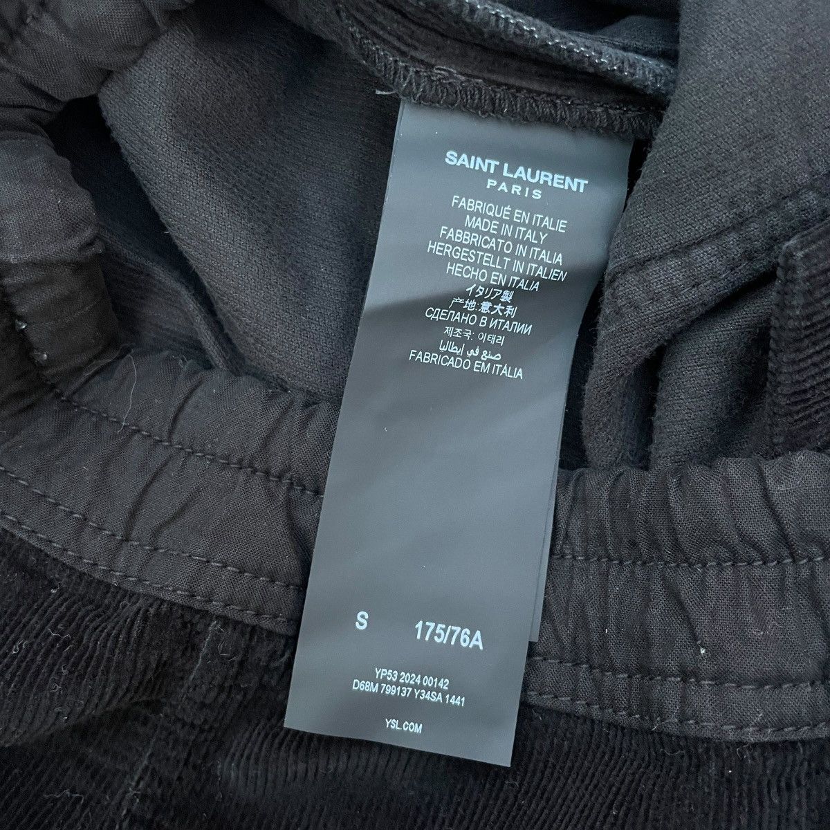 Saint Laurent Paris Saint Laurent Paris Corduroy Drawstring Pants Size US 30 / EU 46 - 8 Thumbnail