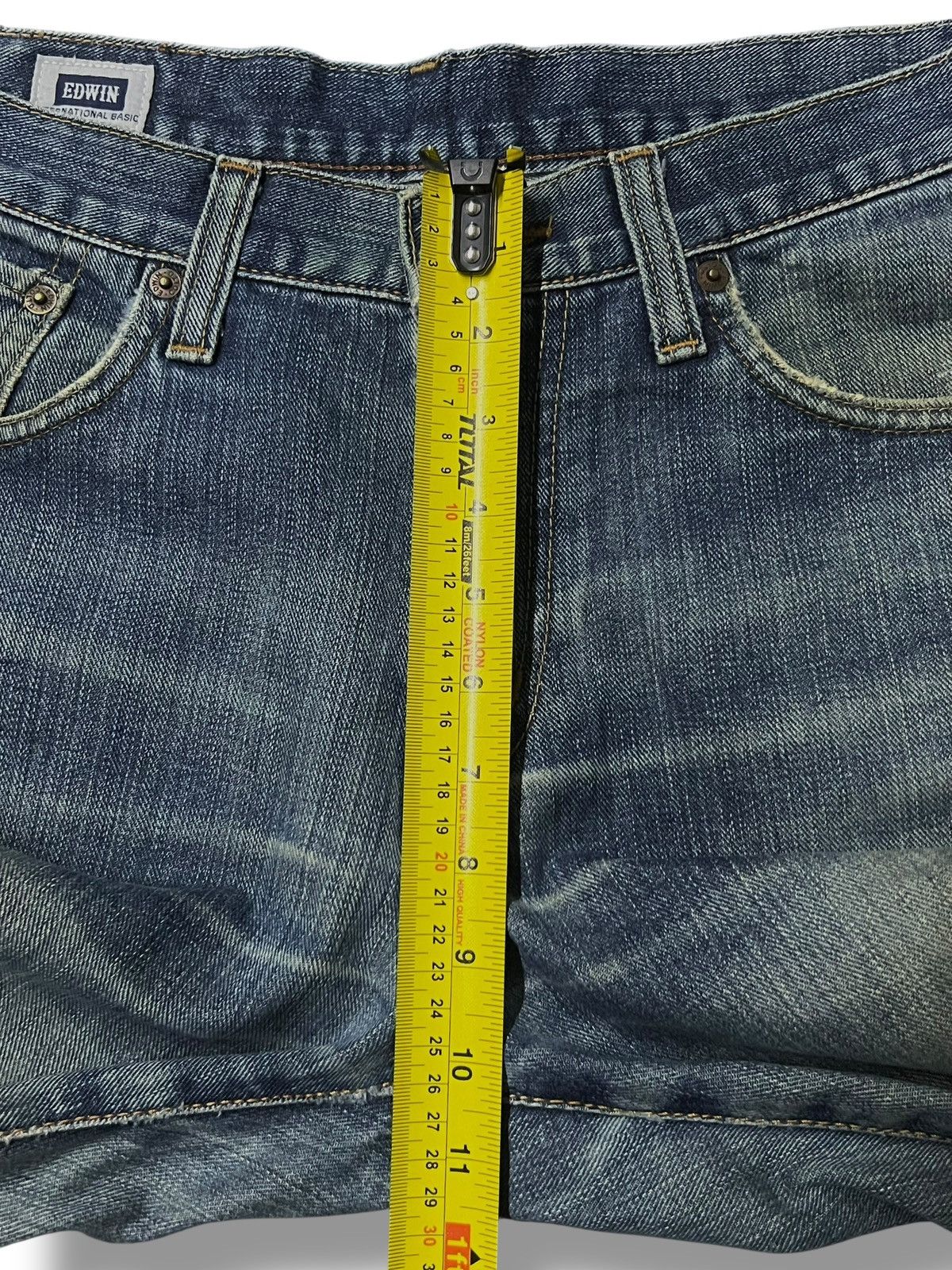 Edwin Vintage Edwin 403 Japan - Faded Mud Wash Straight Leg Jeans Size US 31 - 17 Thumbnail