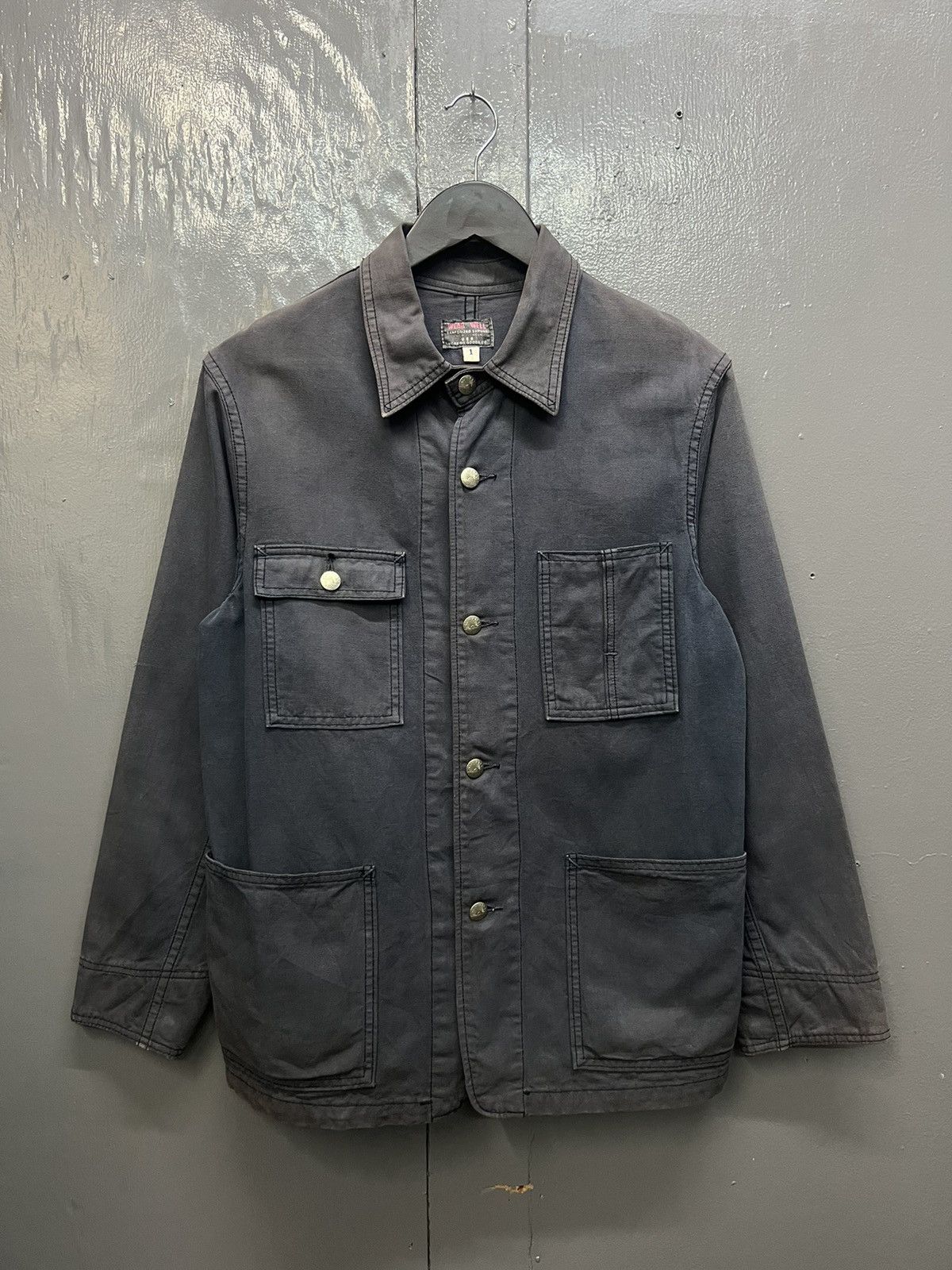 Vintage Vintage Union Made Chore Jacket Size US M / EU 48-50 / 2 - 1 Thumbnail
