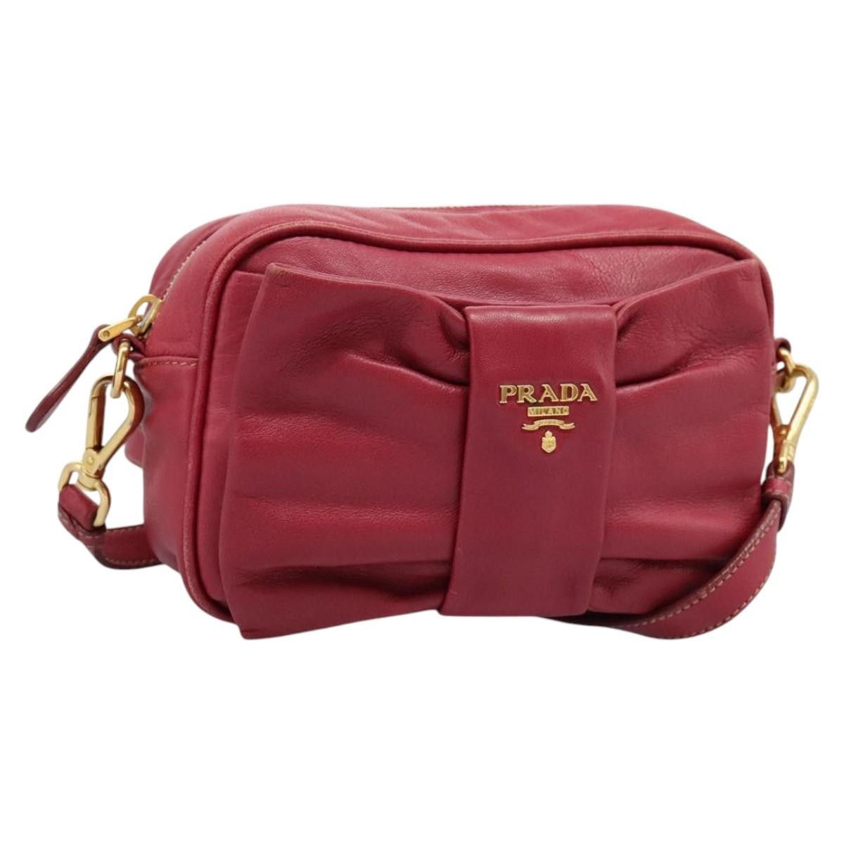 Prada Prada Bow Camera Crossbody Bag Nappa Leather Size ONE SIZE - 1 Thumbnail