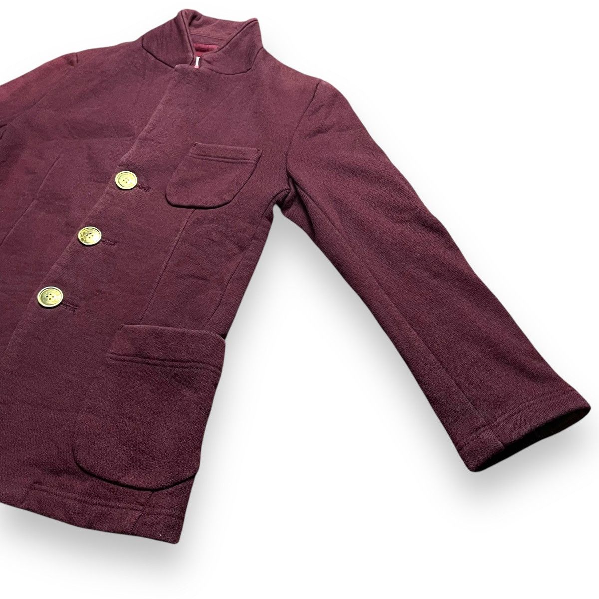 Issey Miyake VINTAGE NE-NET BY ISSEY MIYAKE GOLD BUTTON UP BLAZER JACKET Size S / US 4 / IT 40 - 6 Thumbnail