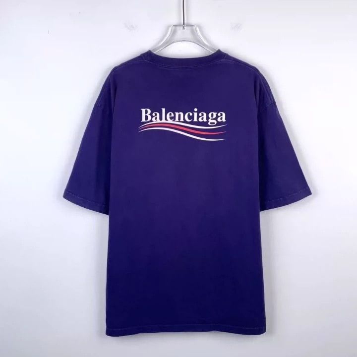 Balenciaga Balenciaga The logo letters may Le Print Purple Crew Neck C Size US S / EU 44-46 / 1 - 2 Thumbnail